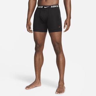 Nike Mens Dri-FIT Ultra Comfort Boxer Briefs (3-Pack) in Black | KE1257-001