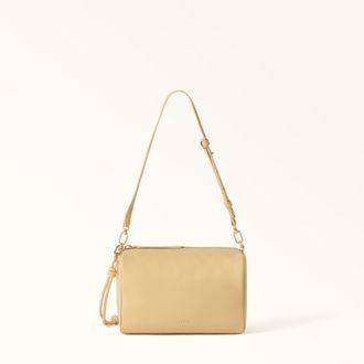 Furla Talia Crossbody L Morning Yellow Nappa Leather Woman