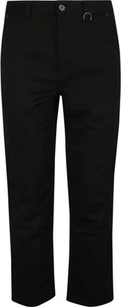 Burberry Ezra Straight Broeken - Heren - Straight fit broeken - Zwart - M - Katoen - Broeken