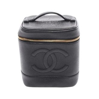 Chanel Pre-owned Handbags, female, Black, Size: ONE SIZE Pre-owned Coco Mark Grained Calf Handbag