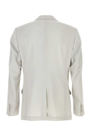 Dolce & Gabbana Mens Ice Wool Blazer Beigechiarissimo Exterior: Virgin Giacche E Gilet Jacket