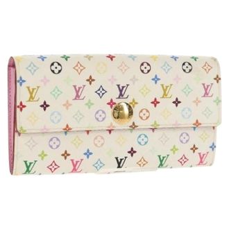 Louis Vuitton Pre-owned Wallets, female, Multicolor, Size: ONE SIZE Pre-owned Long Wallet