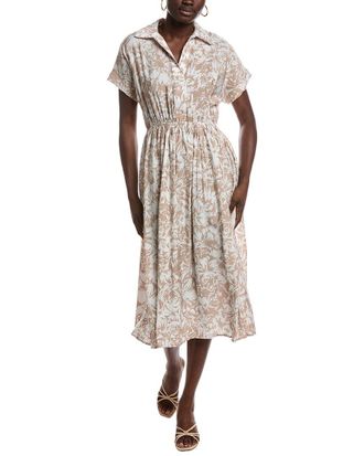 Renee C Renee C Short Sleeve Midi Dress
