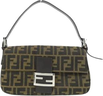 Fendi Pre-owned Baguette Schoudertas - Dames - Vintage Schoudertas - Bruin - ONE Size - Vintage