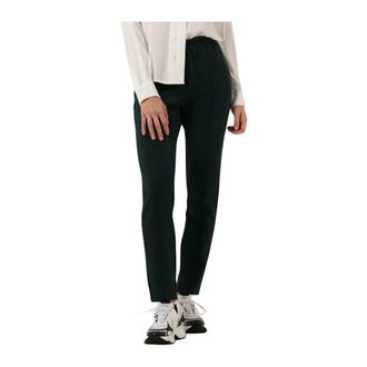 Simple Jayne Jer-modal-22-3 - Dames - Vrijetijds broeken - Groen - M - Polyester - Broeken