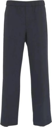 Mauro Grifoni Navy Broek voor Mannen - Heren - Straight fit broeken - Blauw - XL - Broeken