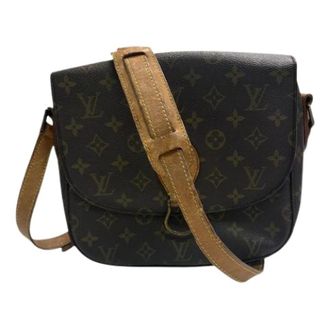 Louis Vuitton Pre-owned Cross Body Bags, female, Brown, Size: ONE SIZE Pre-owned Saint Cloud Monogram Shoulder Bag