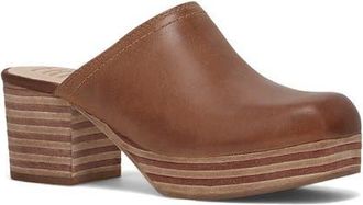 Frye Campus Leather Clog in Saddle at Nordstrom, Size 7.5