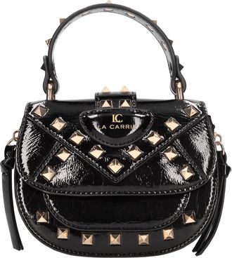 La Carrie Thunder Mini Hand Bag - Dames - Handtassen - Zwart - ONE Size - Leer - Tassen