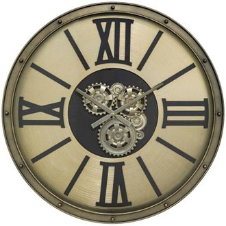 Atmosphera Atmosphera - Reloj Parker Plata D80cm Cr&eacute;ateur DInt&eacute;rieur