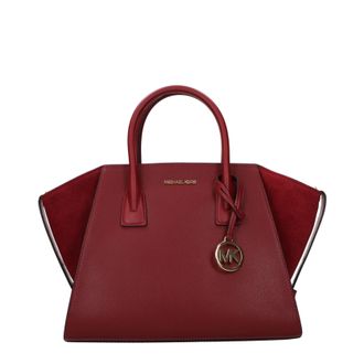 Michael Kors Handtas Avril Damess Leer Rood/Kersen
