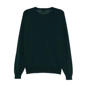 John Smedley Lundy Rigre Sweater - Green