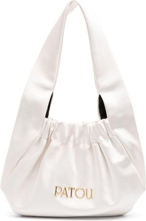 Patou Le Biscuit satin bag - women - Polyester/Cotton - One Size - Neutrals