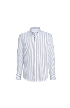 Brunello Cucinelli Button-down collar shirt in White at Nordstrom, Size Xxx-Large Eu