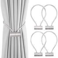 OEM 4 Alzapa&ntilde;os Magn&eacute;ticos Para Cortinas, Clips Magn&eacute;ticos Para Cortinas, Aptos Para Uso Dom&eacute;stico Y De Oficina. - Crezuo