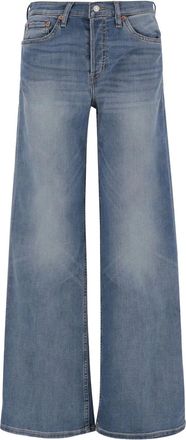 Re/Done Jeans dritti in misto cotone - Blu