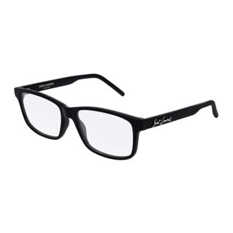 Saint Laurent Rectangle Full Rim Eyeglasses - Black
