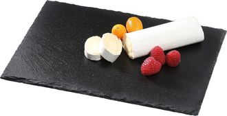 cilio Slate Serving Board for Cheese and Appetizers, Rectangular, 11.8-Inch x 7.9-Inch in Black at Nordstrom
