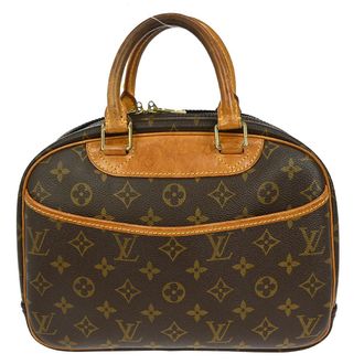 Louis Vuitton Trouville Handbag Monogram Canvas Brown Canvas Handbag (Pre-Owned)