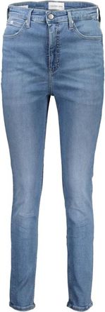 Calvin Klein Kleding - Dames - Skinny Jeans - Blauw - W25 - Katoen - Jeans