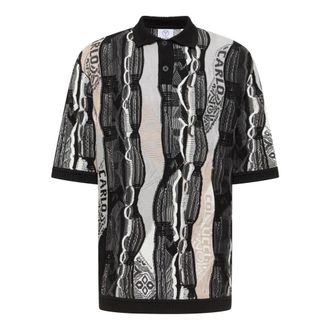 Carlo Colucci Tops, Heren, Veelkleurig, XL, Polo Shirts