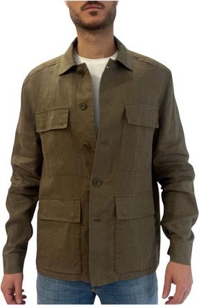 Duno Sahariana Jacket - Heren - Zomerjassen - Groen - XL - Linnen - Jassen