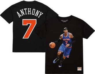 Mitchell & Ness Mens Carmelo Anthony Black New York Knicks Ultimate Player Name & Number T-Shirt at Nordstrom, Size Xx-Large