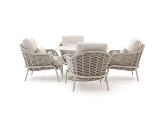 Suns Casto/Nova &oslash;120cm low dining tuinset 5-delig