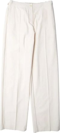 Muller Of Yoshiokubo Bumpy button-fastening cotton trousers - Neutrals