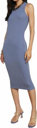 L'agence Womens Nura Sleeveless Midi Dress In Wild Wind