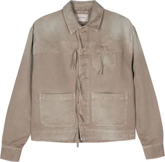 Wood Wood Giacca Flap Chore - Marrone