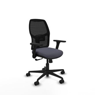 Piqueras y Crespo Silla De Oficina Piqueras Y Crespo Alfera Negro Brazos Ajustables