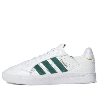 adidas Tyshawn Low Shoes Cloud White / Collegiate Green GY6954