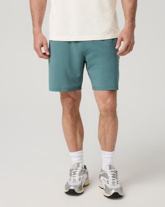 Vuori Clothing Banks Session Shorts Unlined 7 | Dark Cyan | XS, Size Extra Small