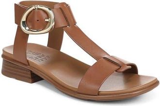 Naturalizer Brandy T-Strap Sandal in English Tea Brown at Nordstrom, Size 8.5