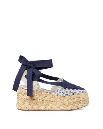 Loeffler Randall Womens Mason Platform Espadrille In Blue