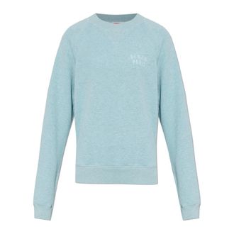 Kenzo Sweatshirts, female, Blue, Size: XS Sweatshirt with embroidered logo
