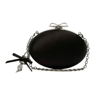 Self Portrait Mini Borsa Fiocco di Cristallo - - Bags - Donna - Nero - ONE SIZE