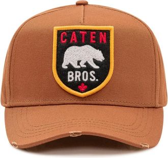 Dsquared2 Baseball Cap - Heren - Petten - Bruin - ONE Size - Accessoires