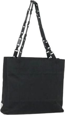 Prada Pre-owned Tote Bags, female, Black, Size: ONE SIZE Pre-owned Vintage Nylon Tote Bag