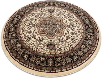 RugsX Rugsx - Alfombra Royal Adr Circulo Modelo 521 Caramelo Beige Circulo 120 Cm