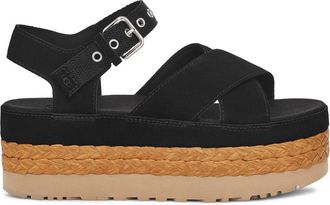 UGG Aubrey Ankle - Dames - Sandalen - Zwart - 40 EU - Su&egrave;de - Schoenen