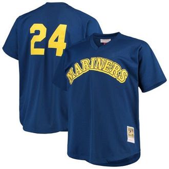 Mitchell & Ness Mens Mitchell & Ness Ken Griffey Jr. Royal Seattle Mariners Big & Tall Cooperstown Collection Mesh Batting Practice Jersey at Nordstrom, Size 2Xb
