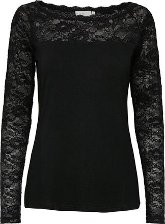 Kaffe Mujer, Camisetas, Negro, Talla: L