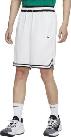 Nike Dri-Fit DNA Logo Printing Stripe Drawstring Lacing Sports Shorts White DH7161-100