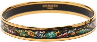 Herm&egrave;s Pre-owned Hermes Narrow Qu Importe le Flacon Enamel Bangle 62 Ladies 2V9H5Q4C36EBD378