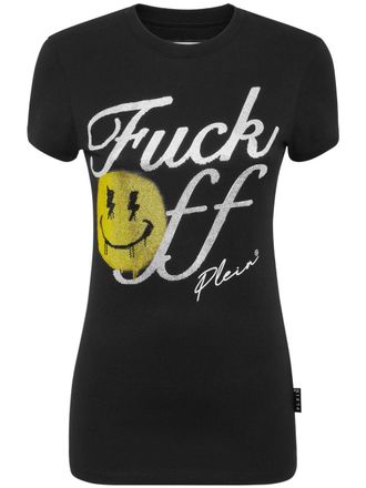 Philipp Plein T-shirt con decorazione Smile Sexy Pure - Nero