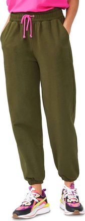Terez Womens Ny Forever Cotton Jogger Pants In Uniform Green