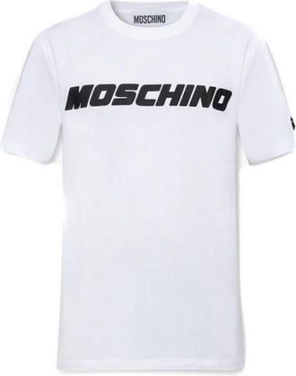 Moschino T-shirts - Heren - T-shirts - Wit - XL - Katoen - Tops