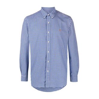 Polo Ralph Lauren Heren, Overhemden, Blauw, Maat: 2XL Katoen